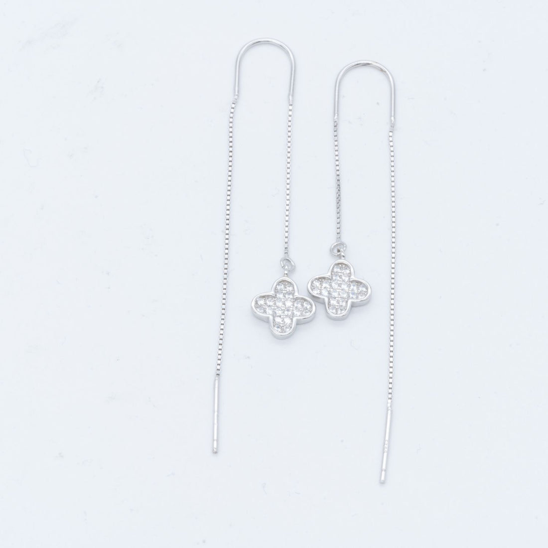 Clover Charm Sui Dhaga Earrings