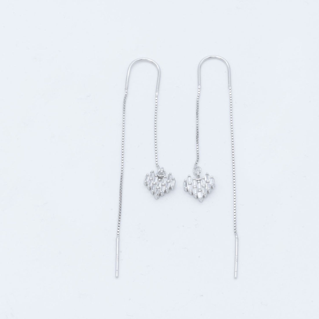 Heart Charm Sui Dhaga Earrings
