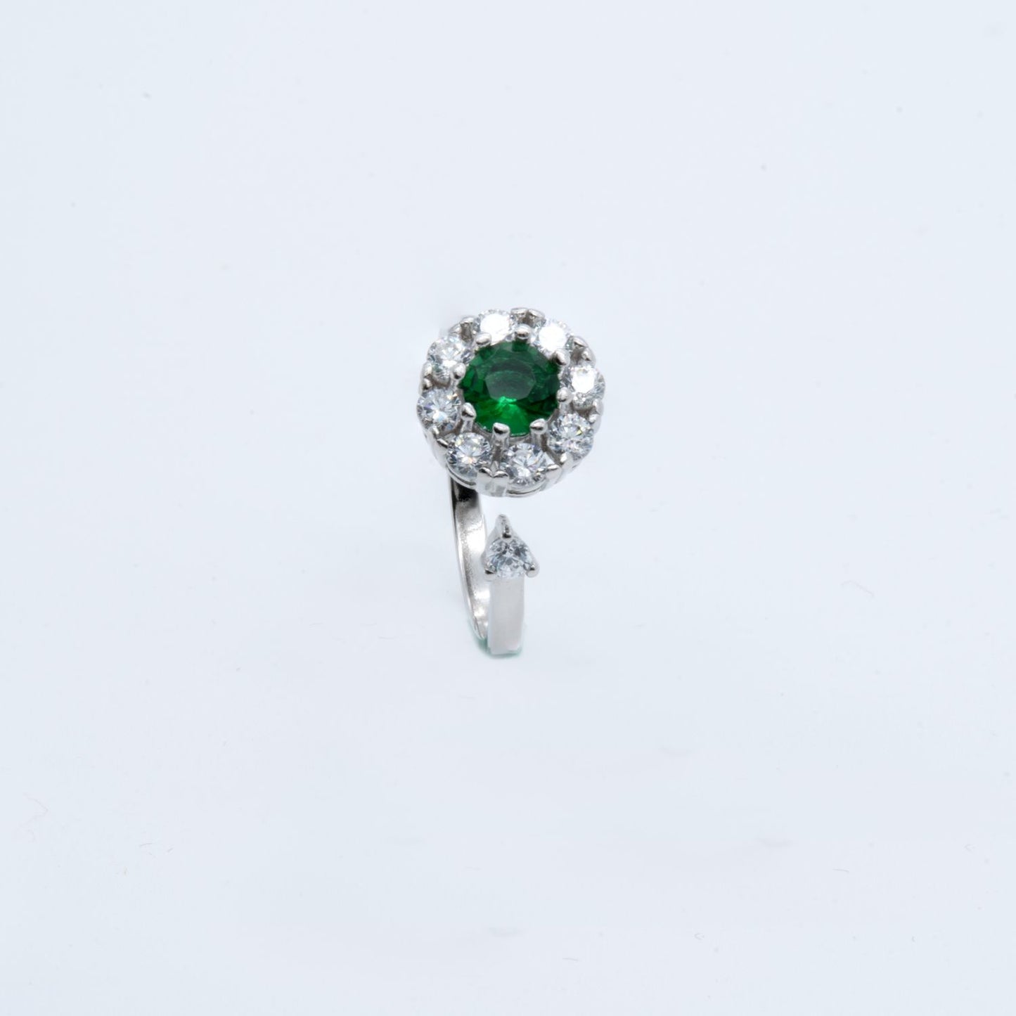 Emerald Spinner Ring