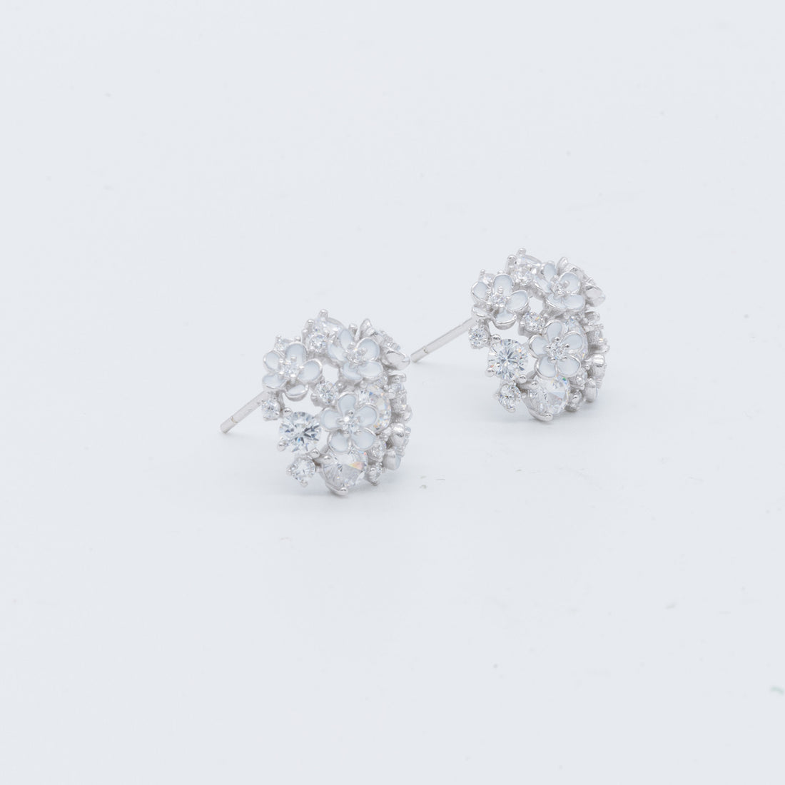 Blossom Cluster CZ Earrings