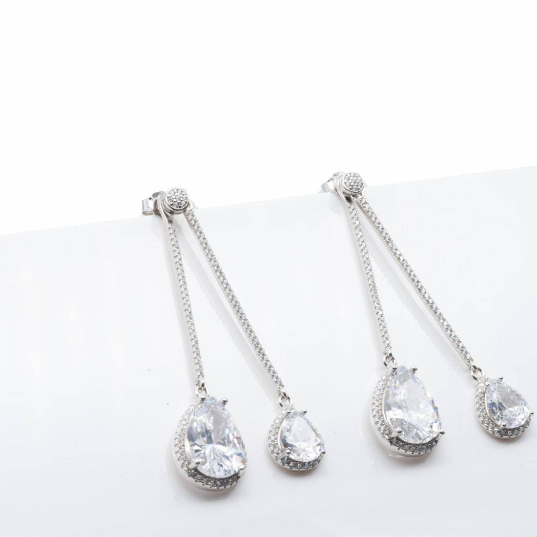 Double Teardrop Earrings