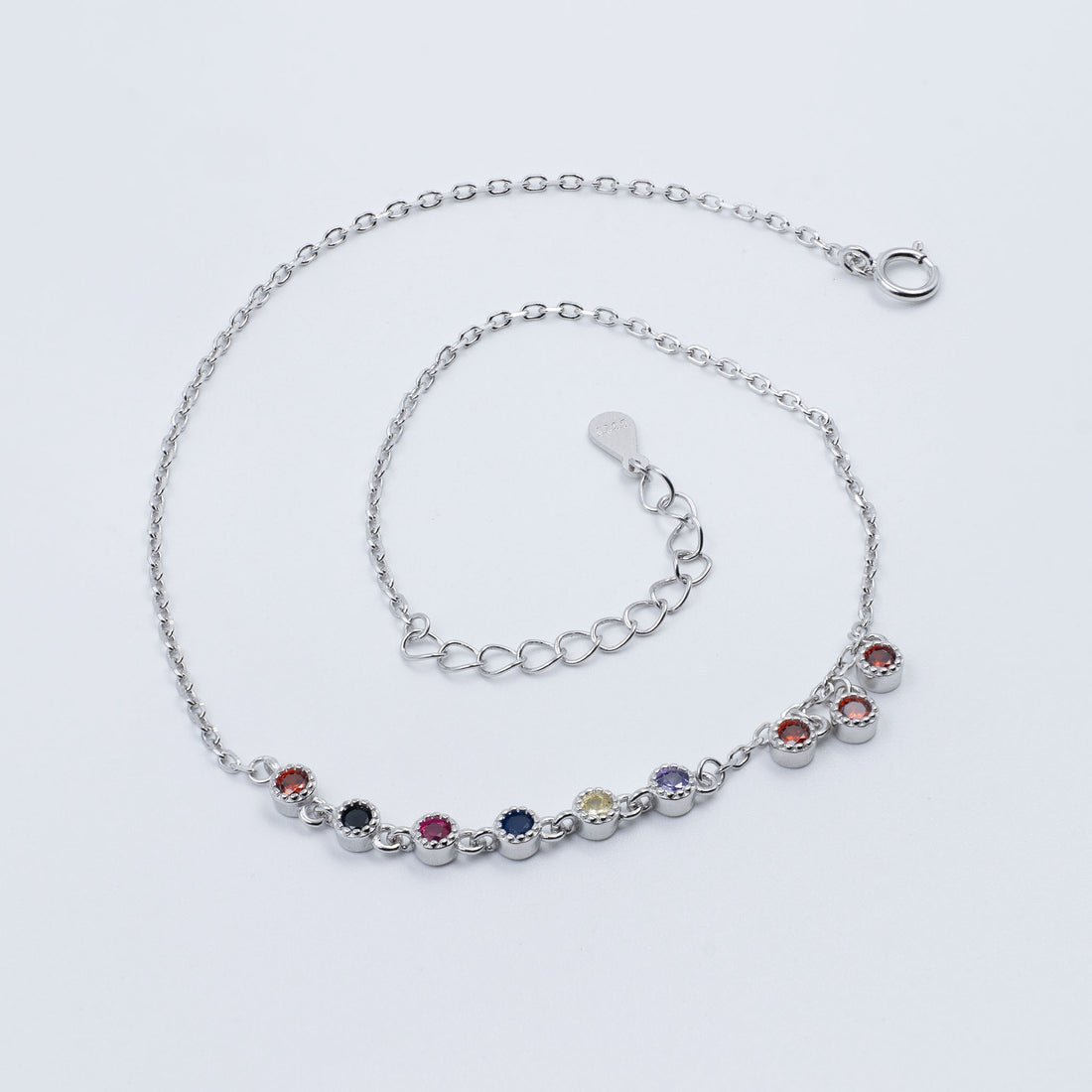 Multicolor Charm Anklet