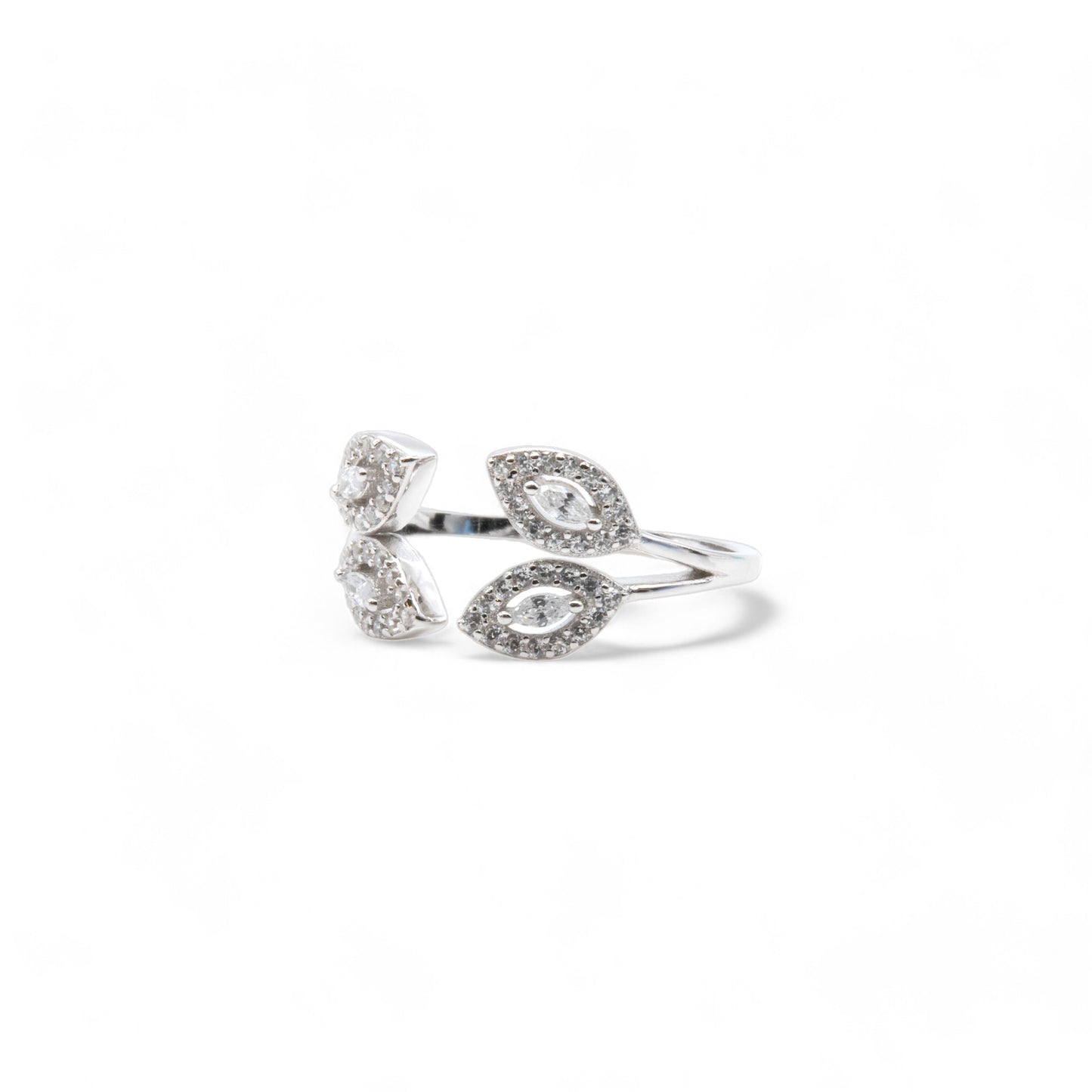 Quad Marquise Leaf Ring