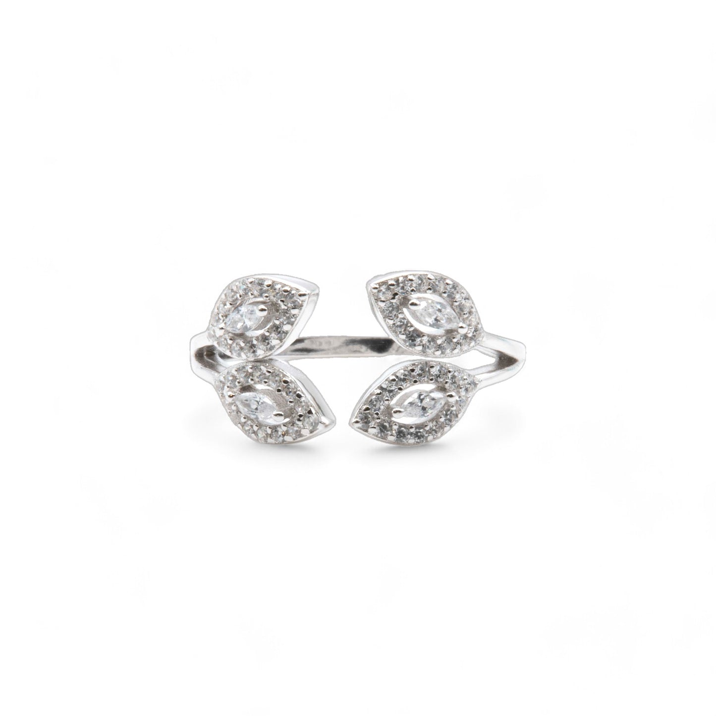 Quad Marquise Leaf Ring