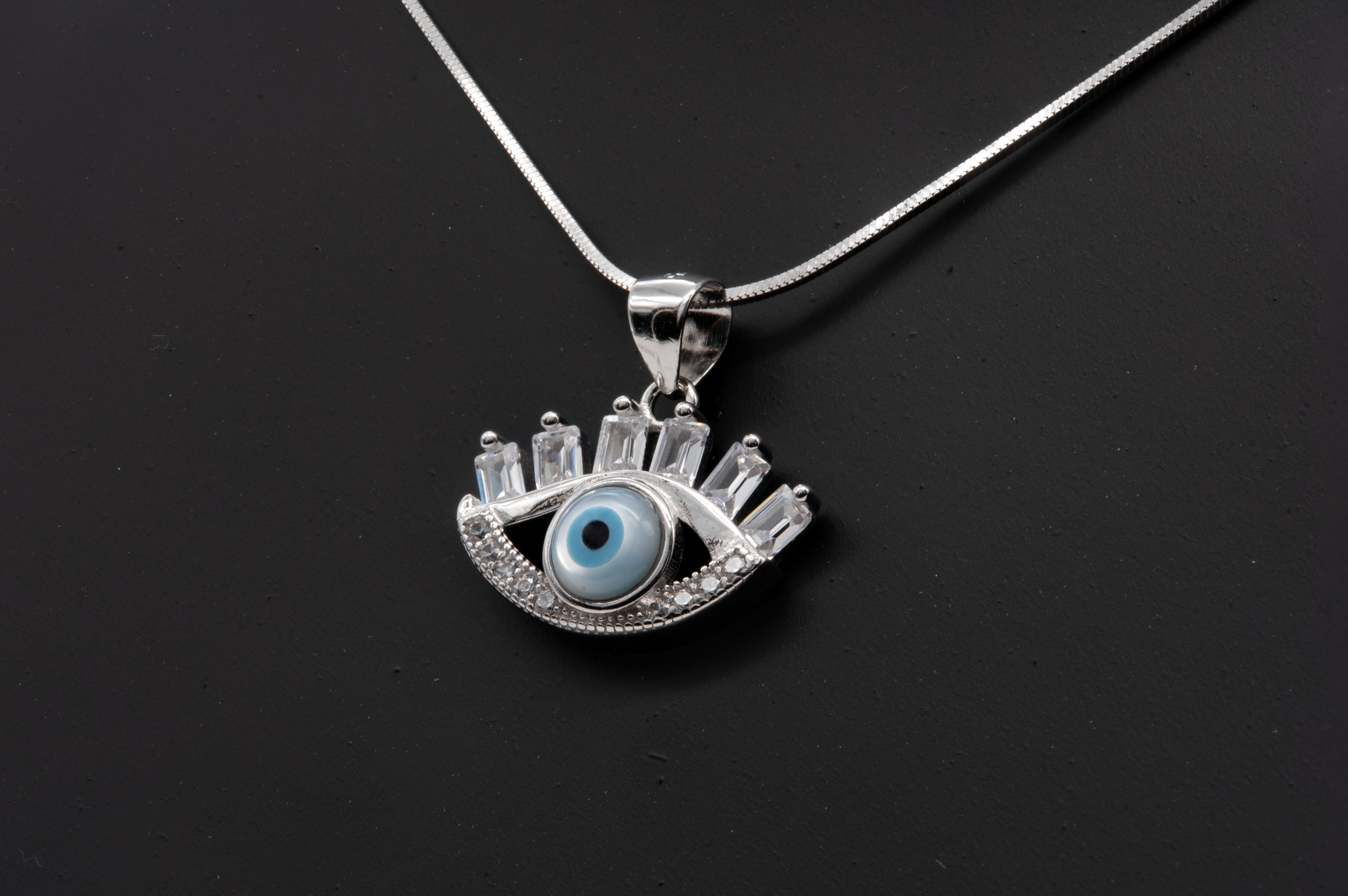 Elegant Evil Eye Pendant