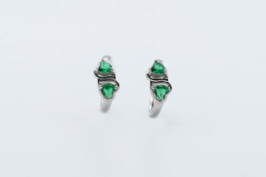 Emerald Bliss Toe Rings