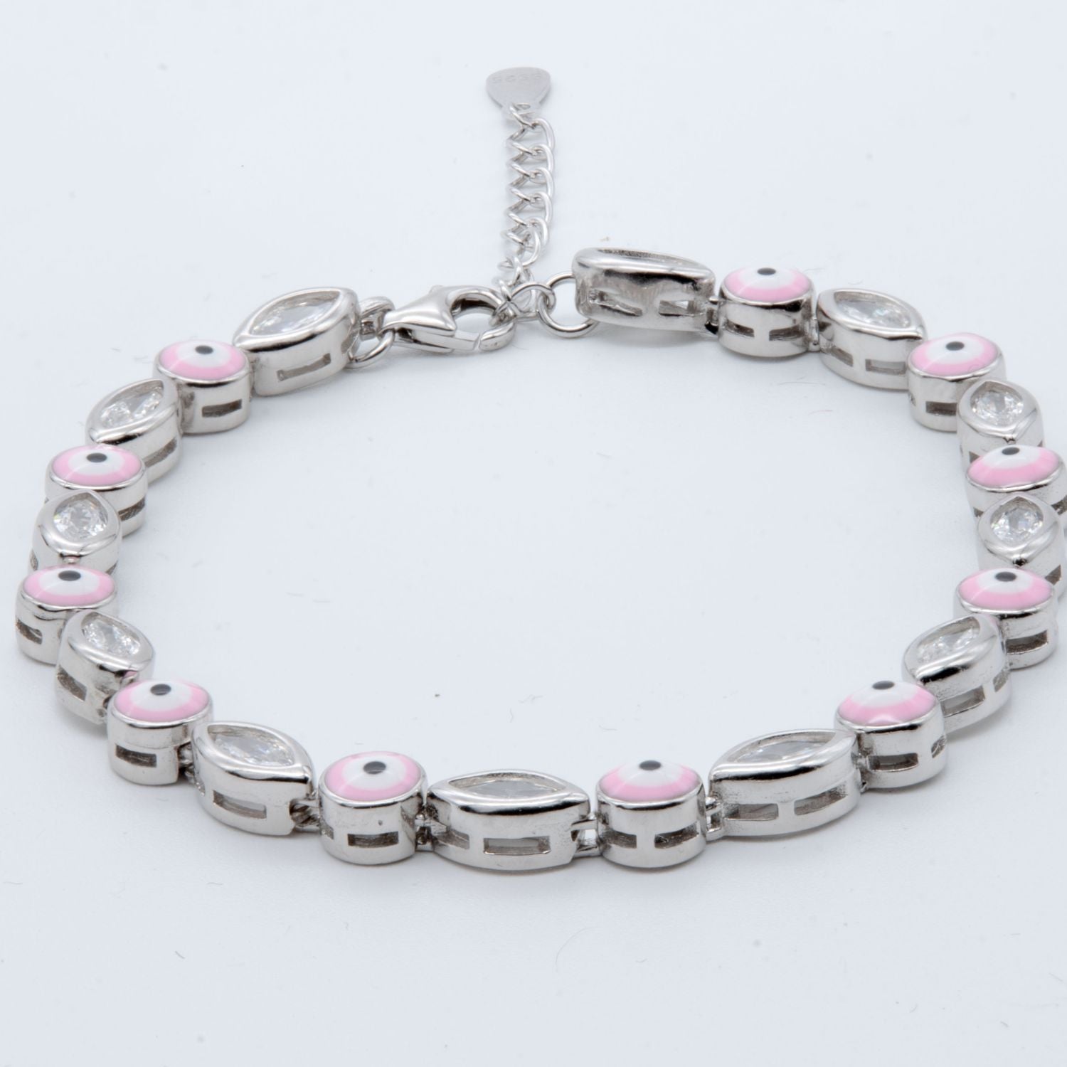 Evil Eye Pink Bracelet