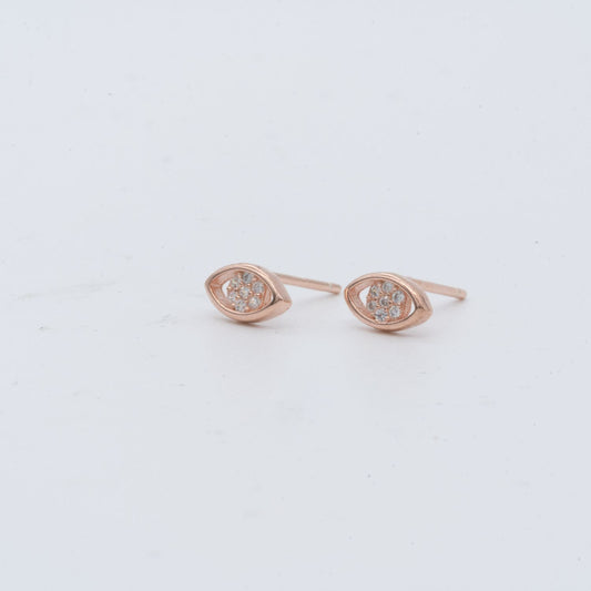 Tiny Teardrop Stud Earrings