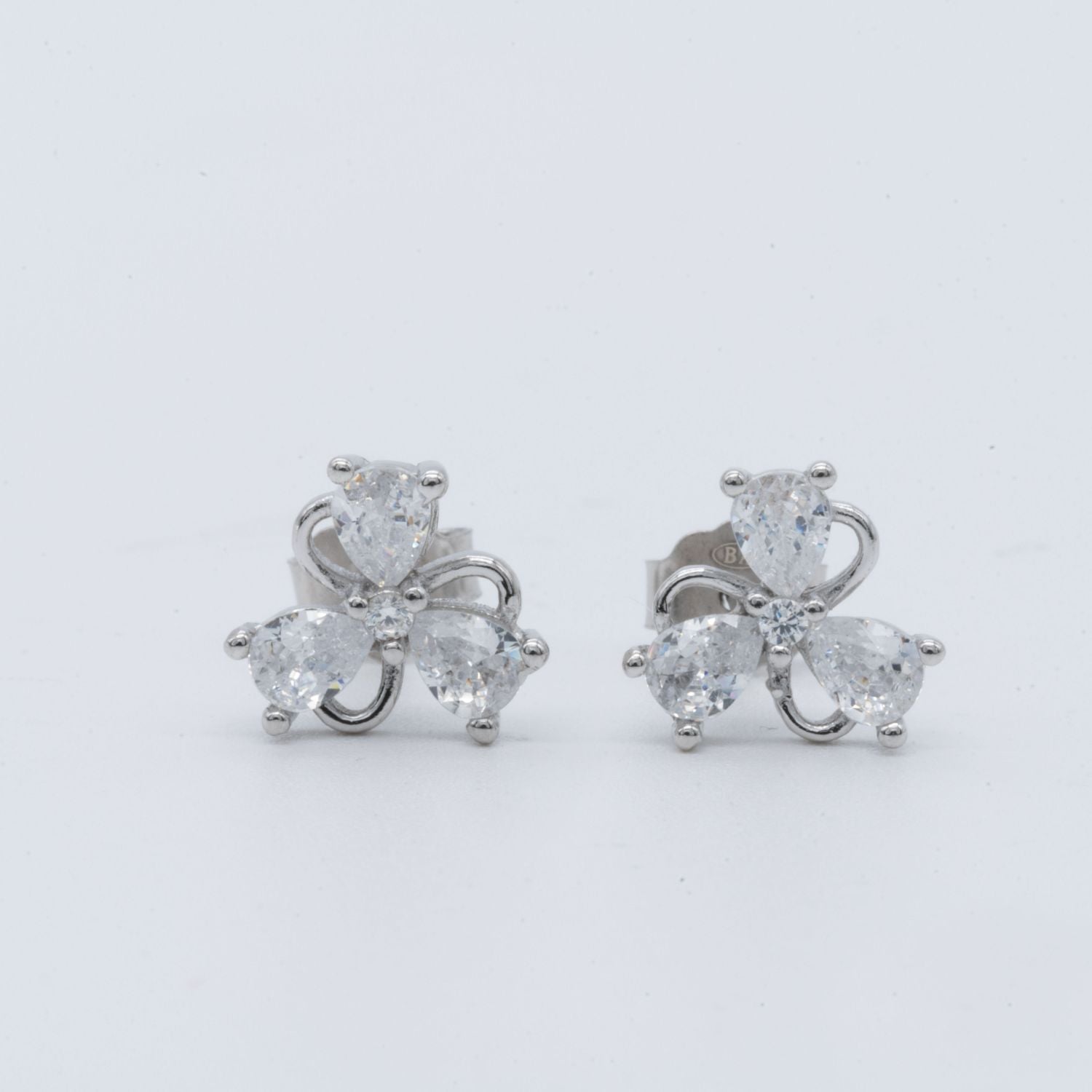 Crystal Bloom Stud Earrings