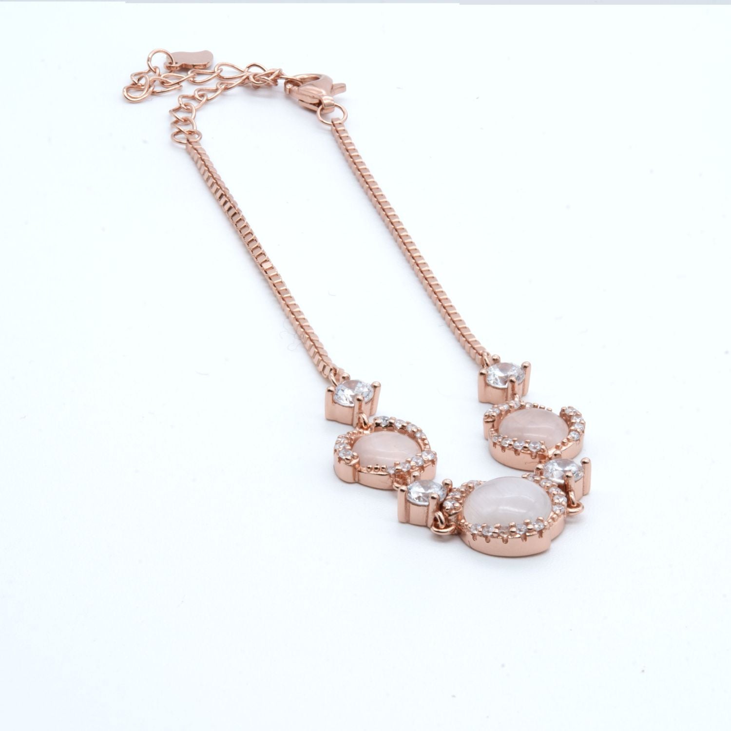 Blushing Elegance Rose Gold Bracelet
