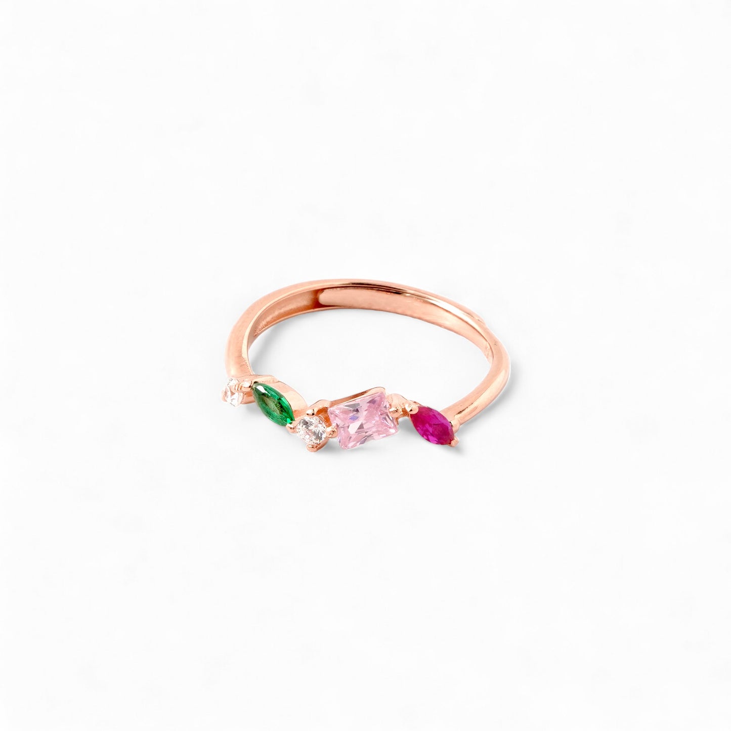 Colorful Gemstone Harmony Ring