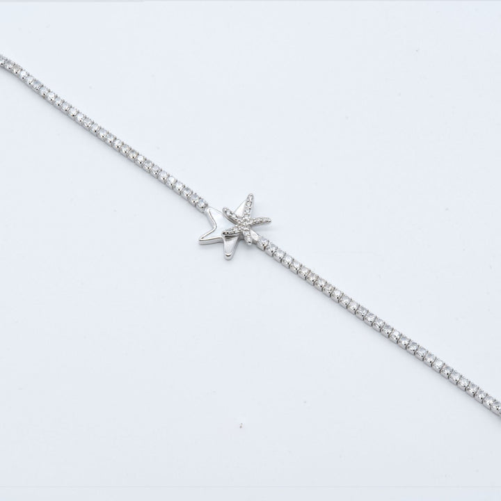 Shimmering Starfish Bracelet