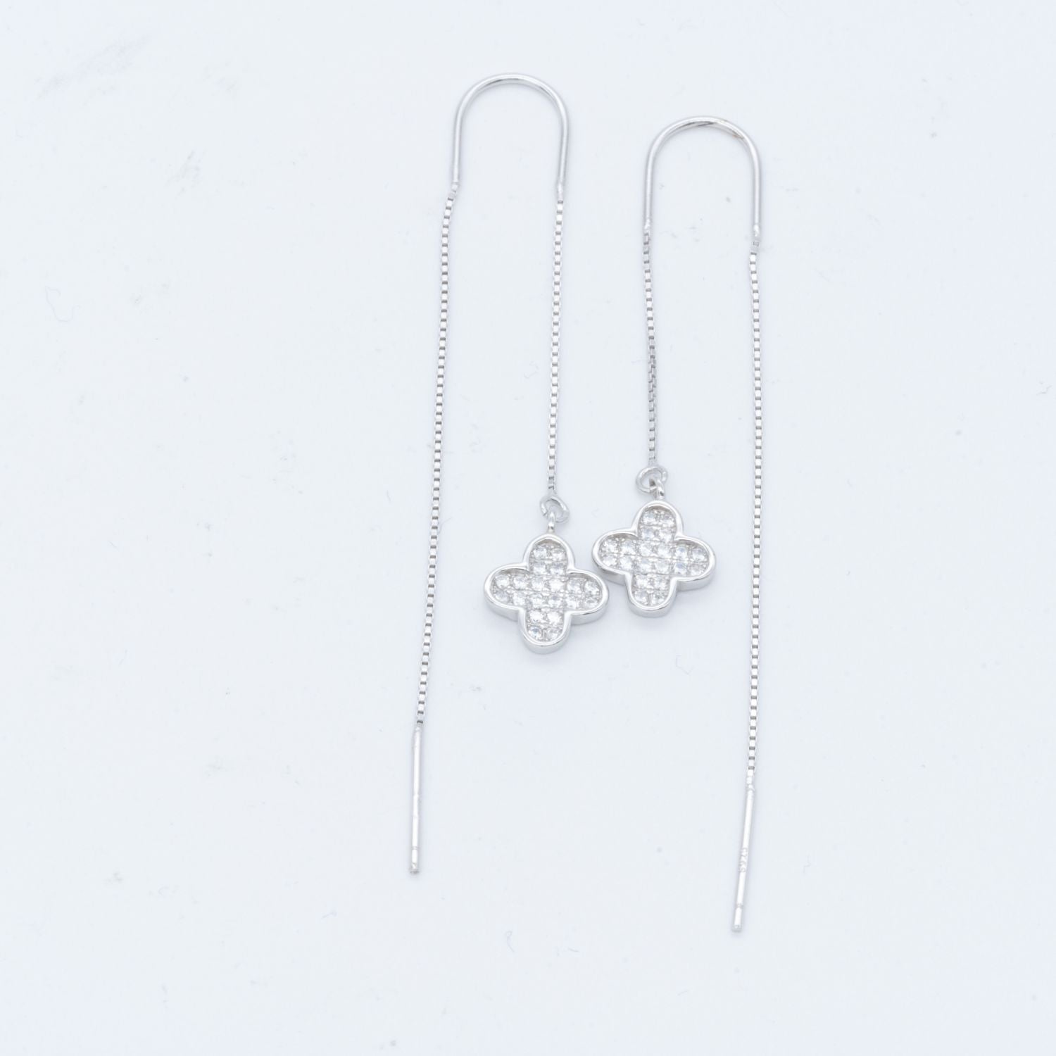 Clover Charm Sui Dhaga Earrings