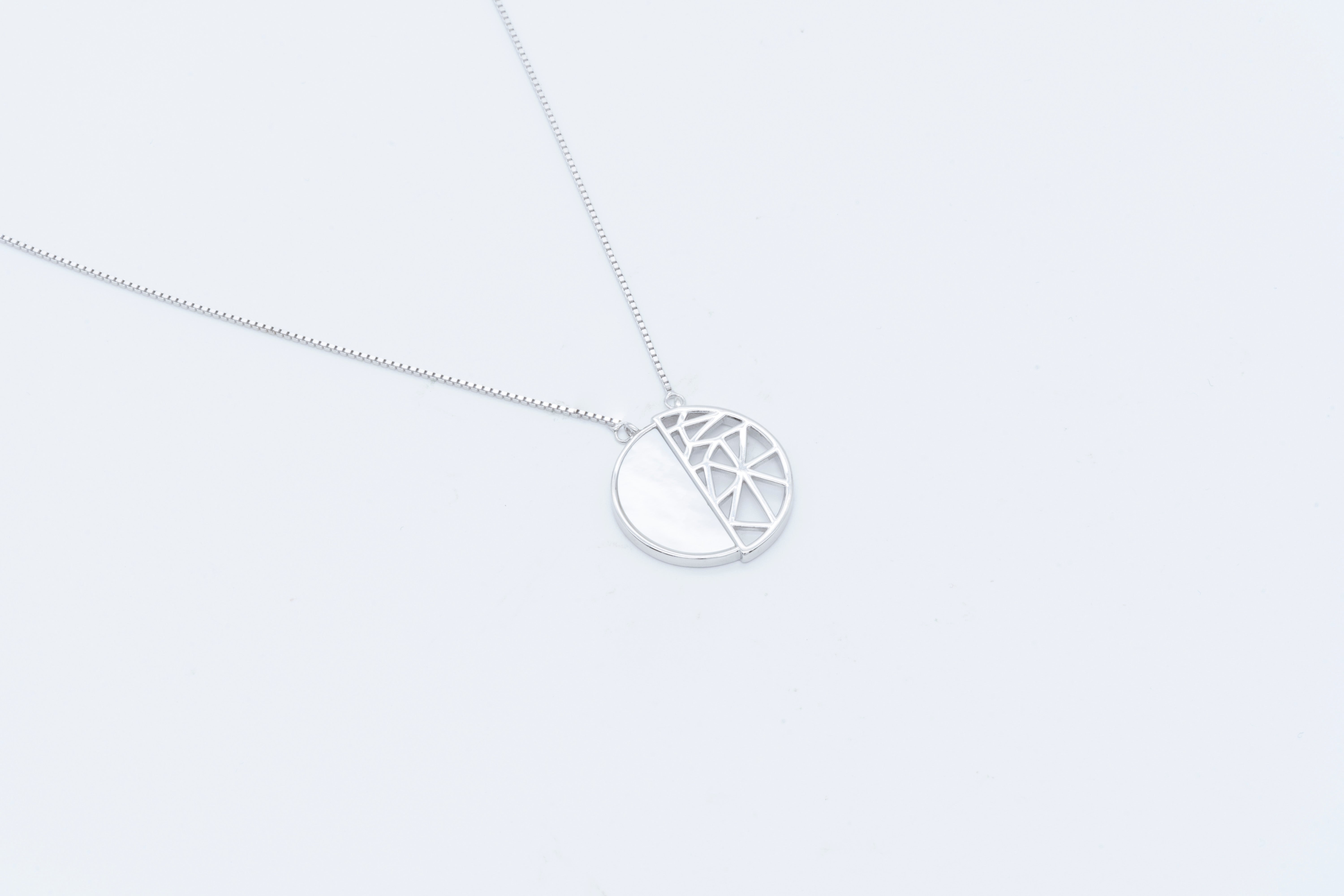 Geometric Harmony Silver Set