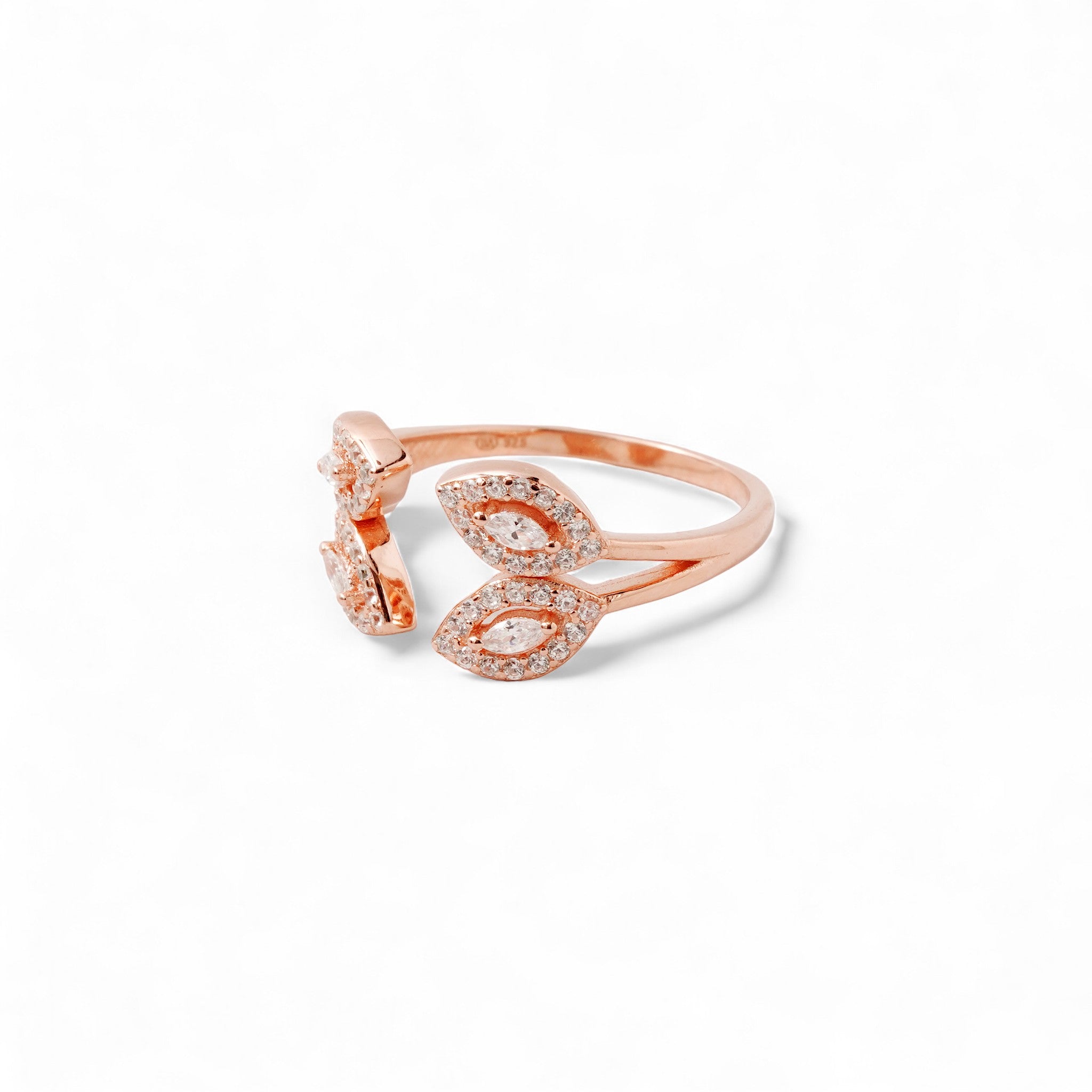 Quad Marquise Leaf Ring