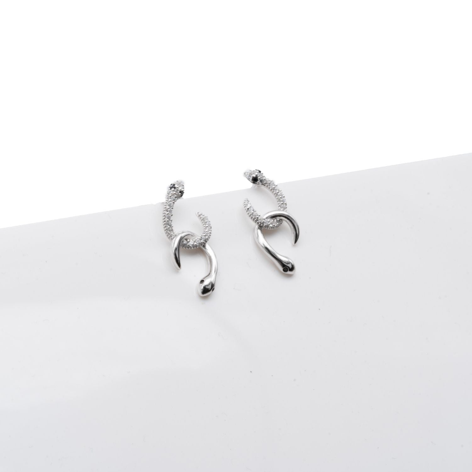 Enchanted Serpent Twist Earrings