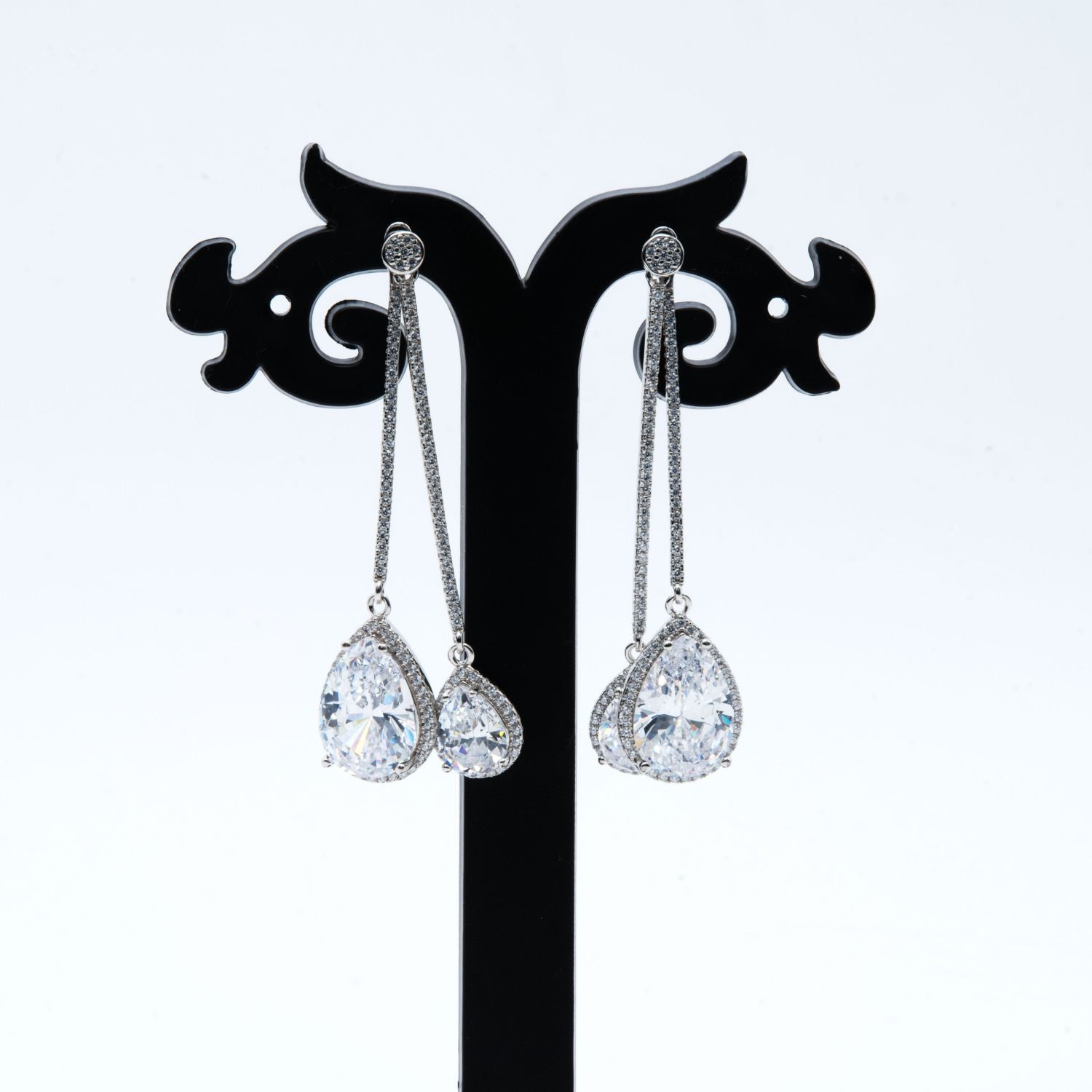 Double Teardrop Earrings