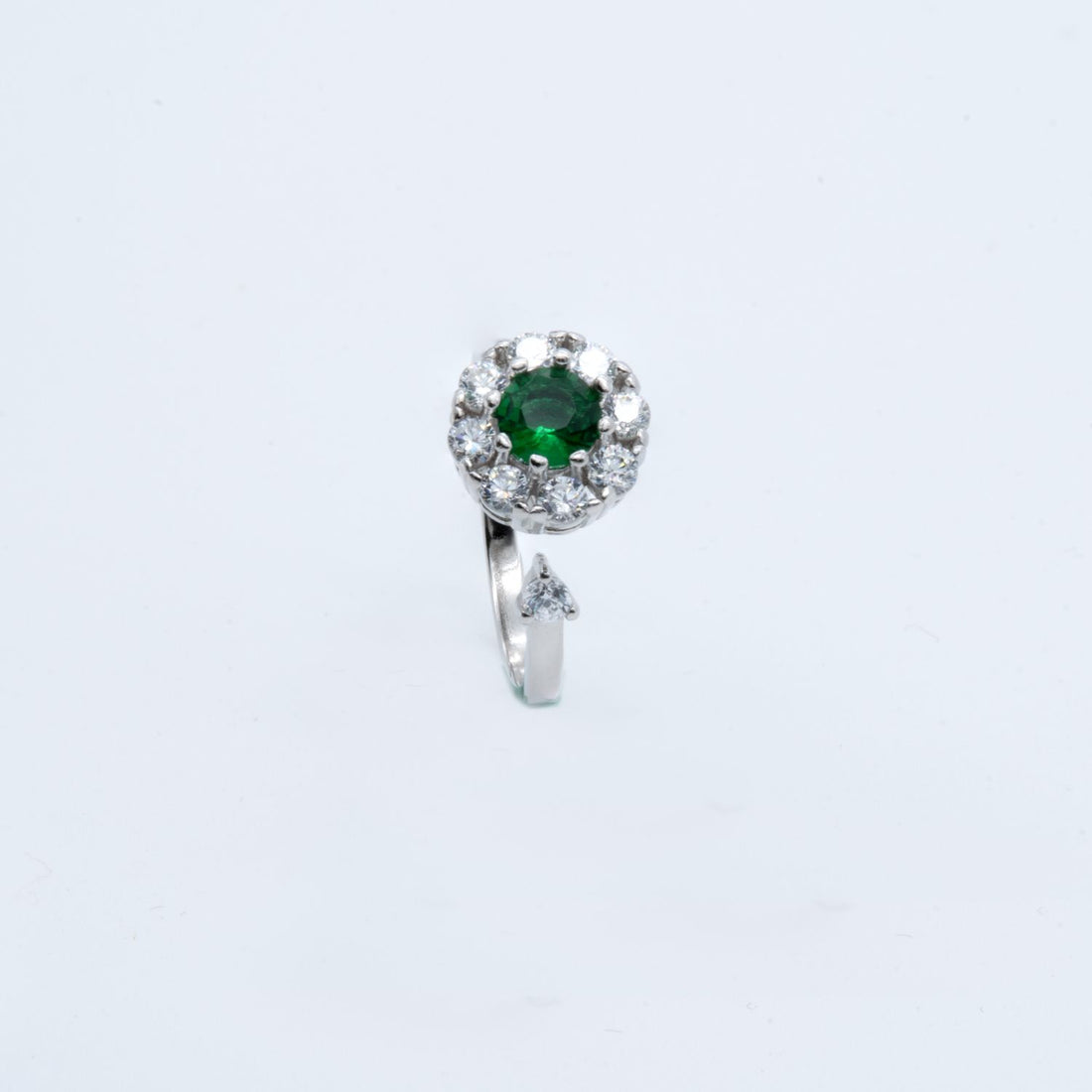 Emerald Spinner Ring