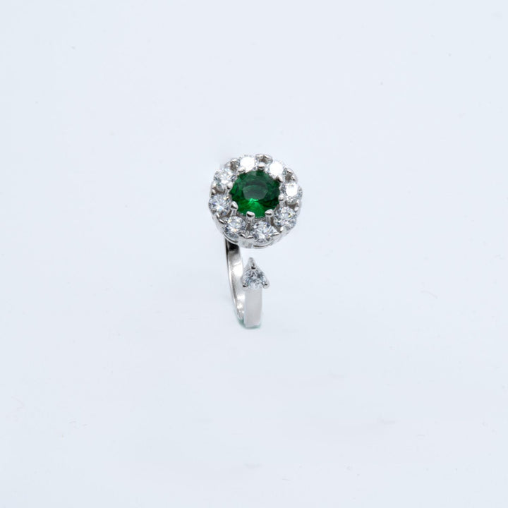 Emerald Spinner Ring