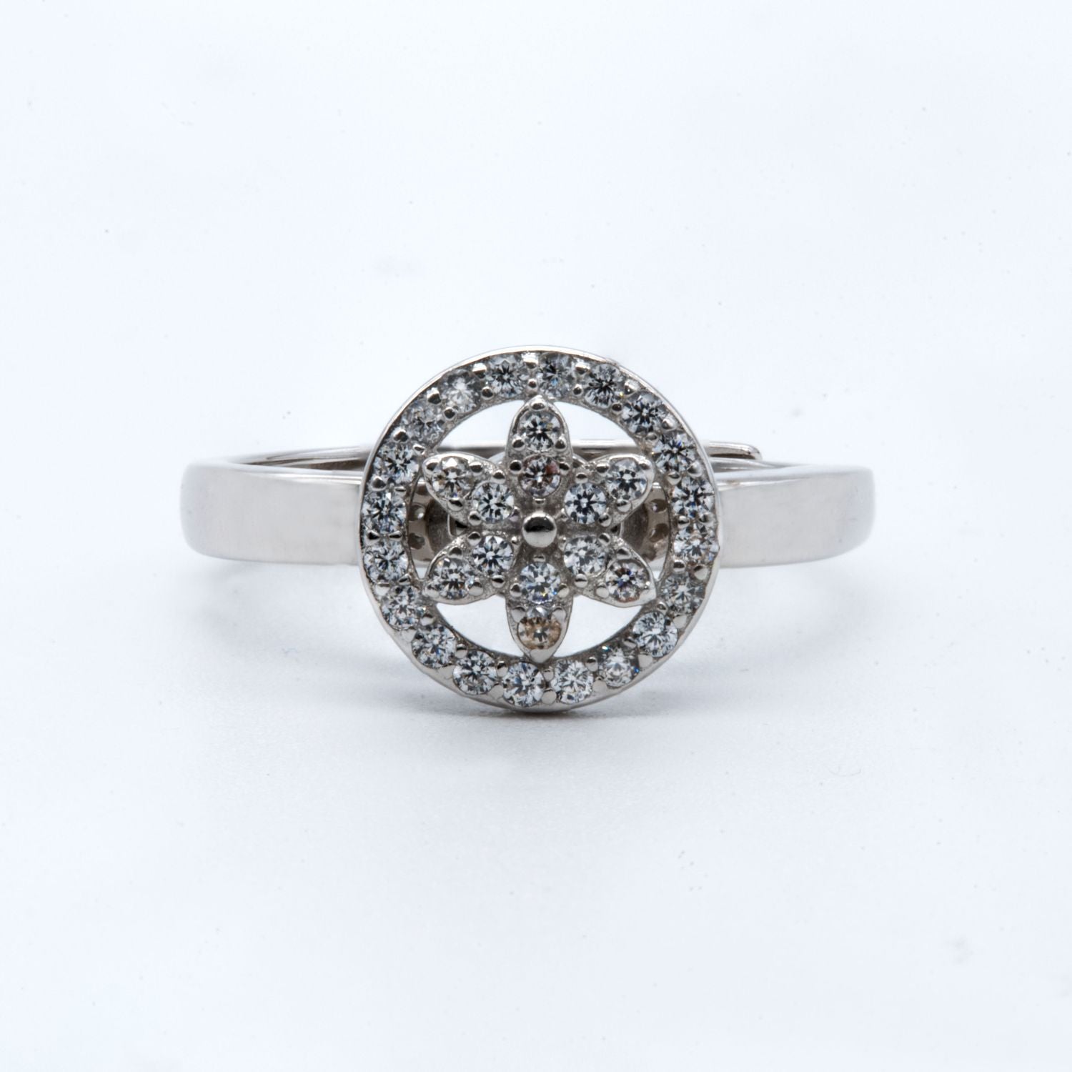 Daisy Halo Spinner Ring