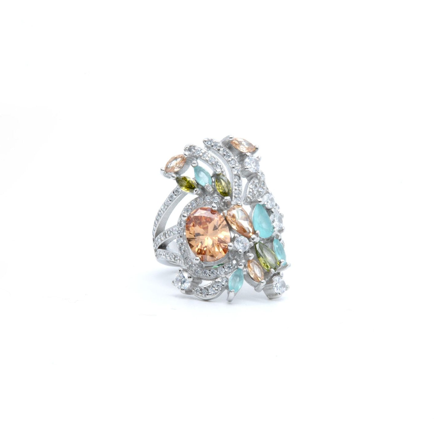 Splash of Colours Floral Ring