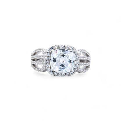 Radiant Cushion-Cut Ring