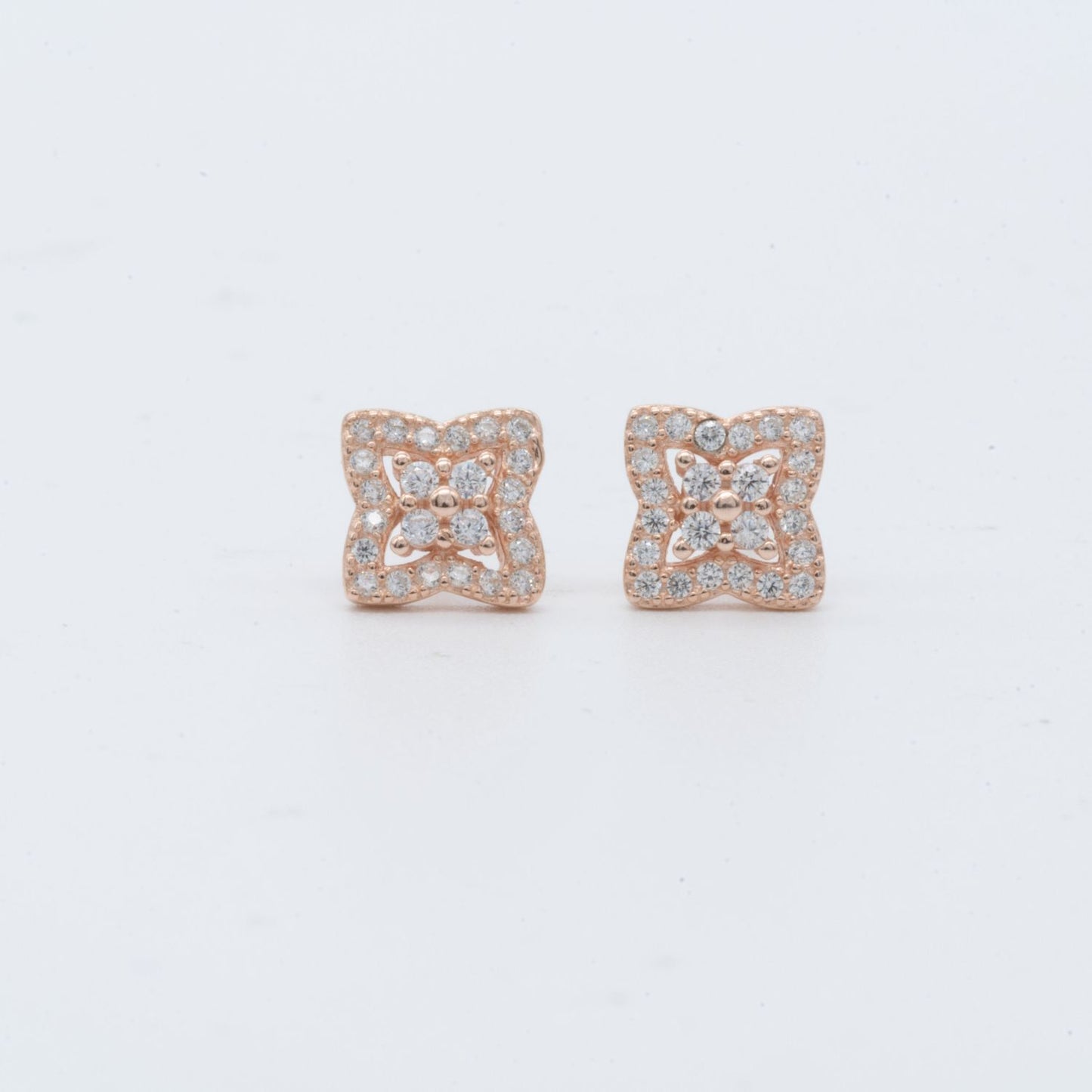 Tiny Butterfly Sparkle Stud Earrings