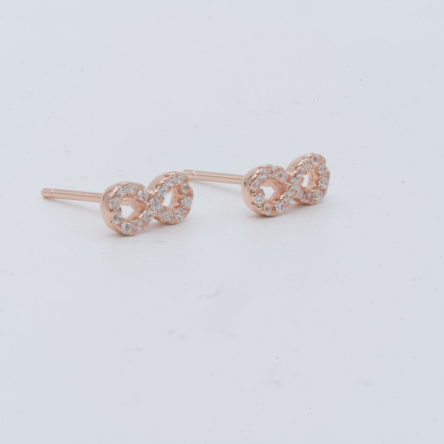 Mini Infinity Stud Earrings