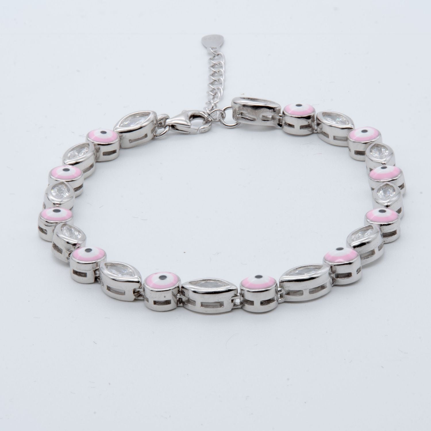 Evil Eye Pink Bracelet
