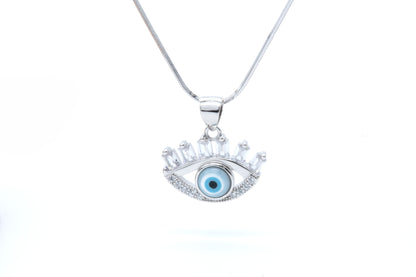 Elegant Evil Eye Pendant