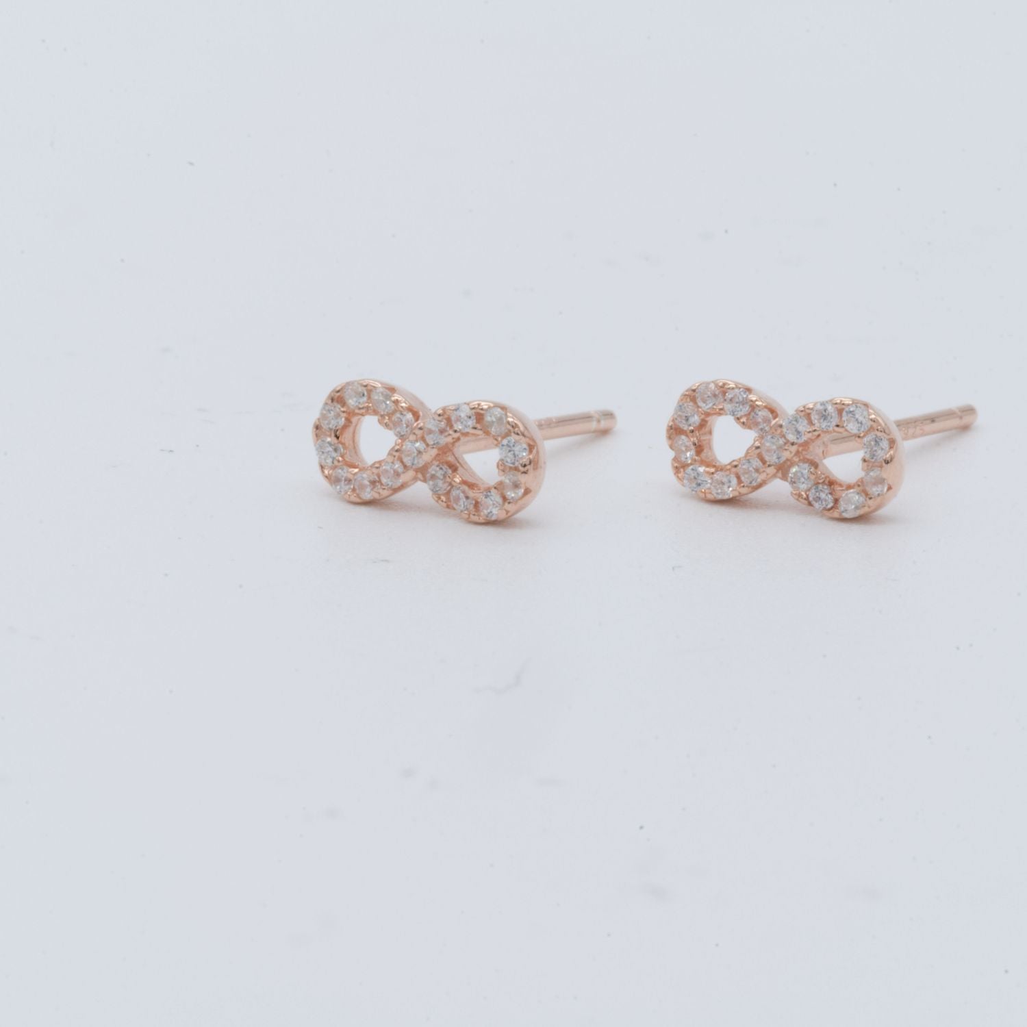 Mini Infinity Stud Earrings