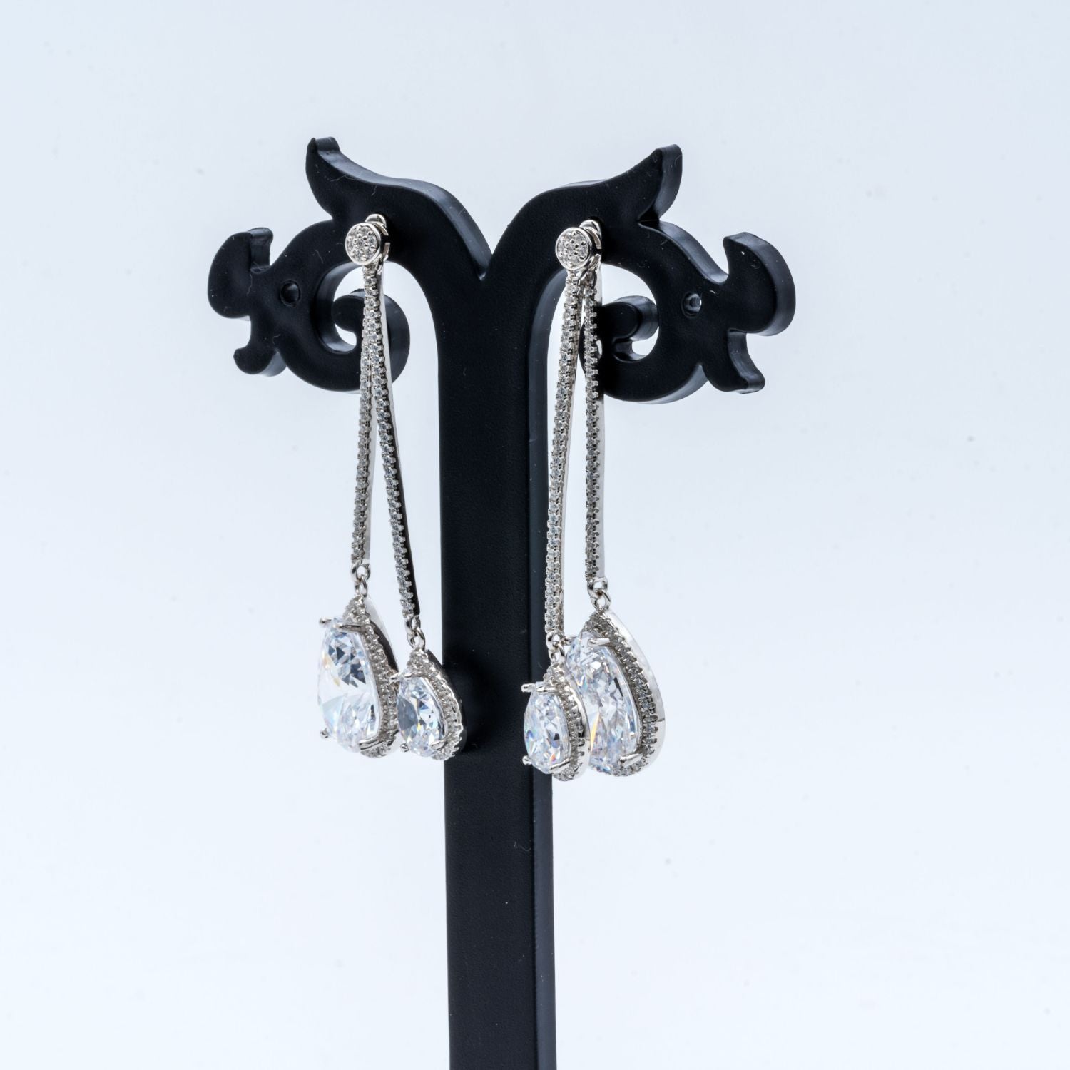 Double Teardrop Earrings