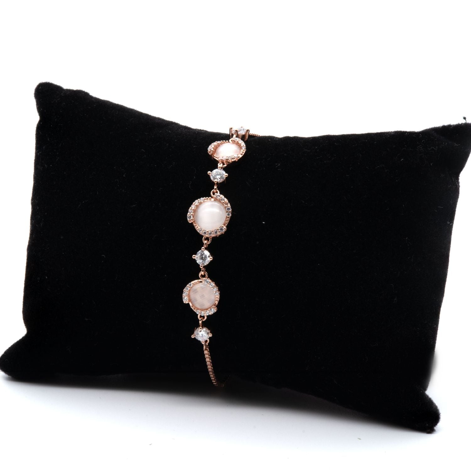 Blushing Elegance Rose Gold Bracelet
