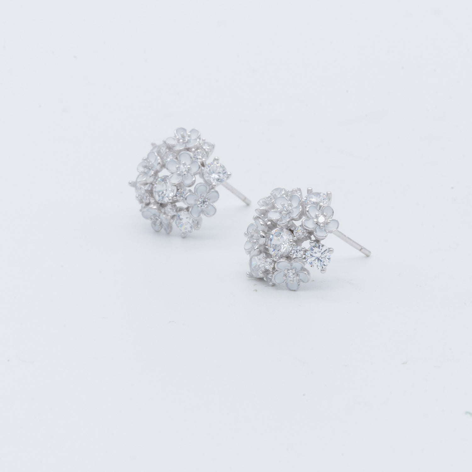 Blossom Cluster CZ Earrings