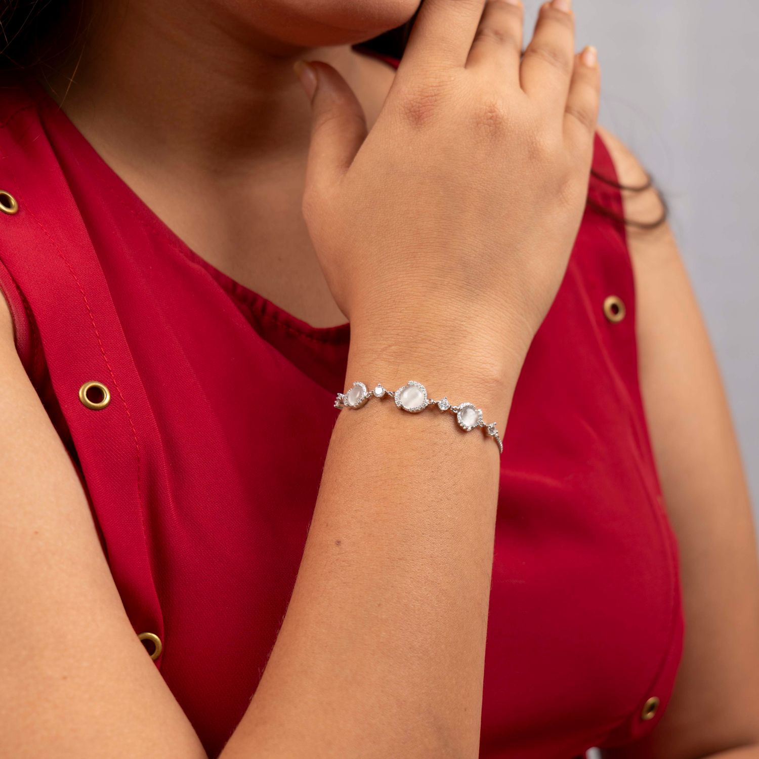 Lunar Elegance Adjustable Bracelet