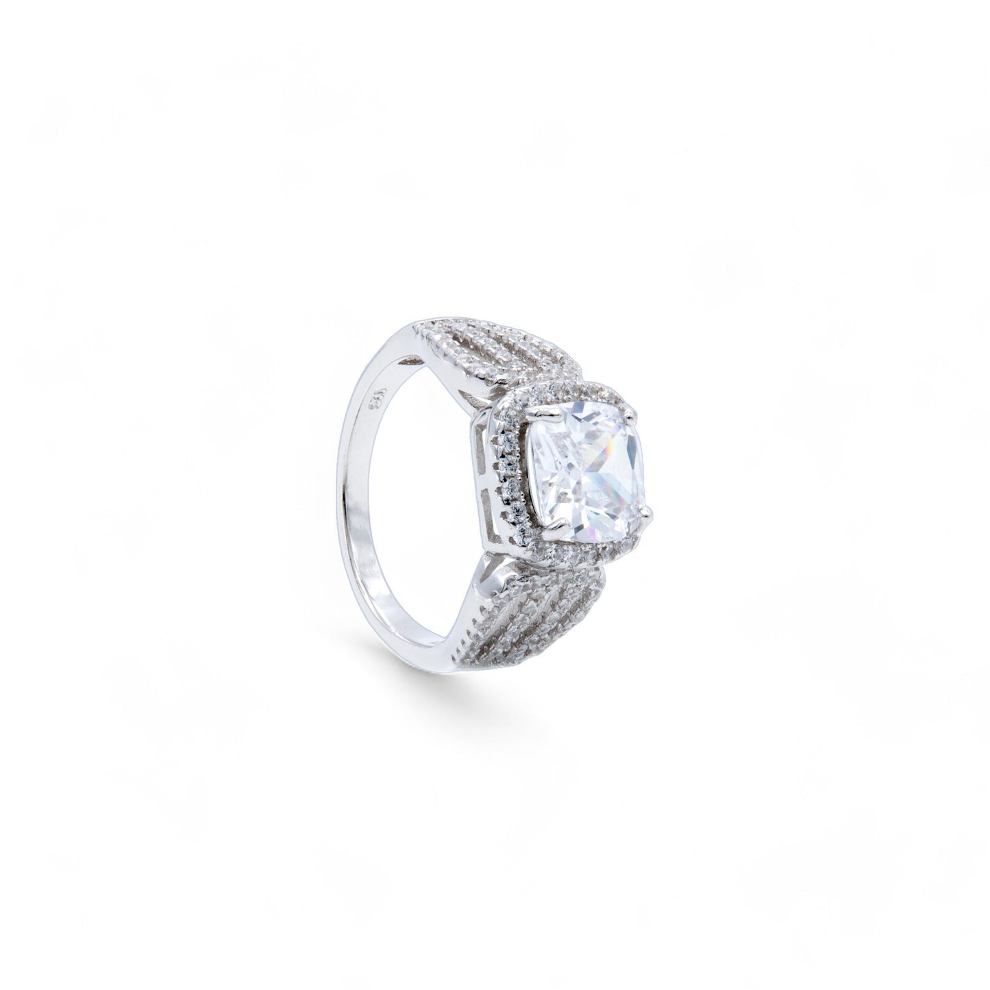 Radiant Cushion-Cut Ring