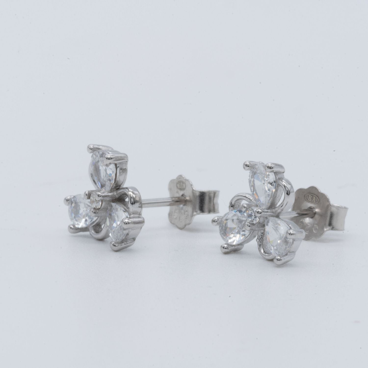 Crystal Bloom Stud Earrings