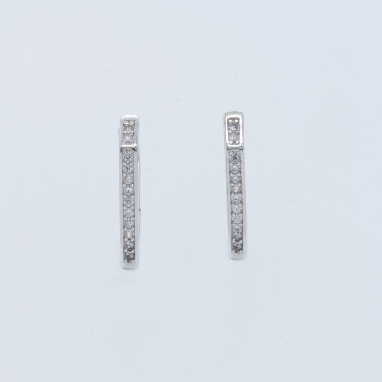 Modern V Hoop Earrings