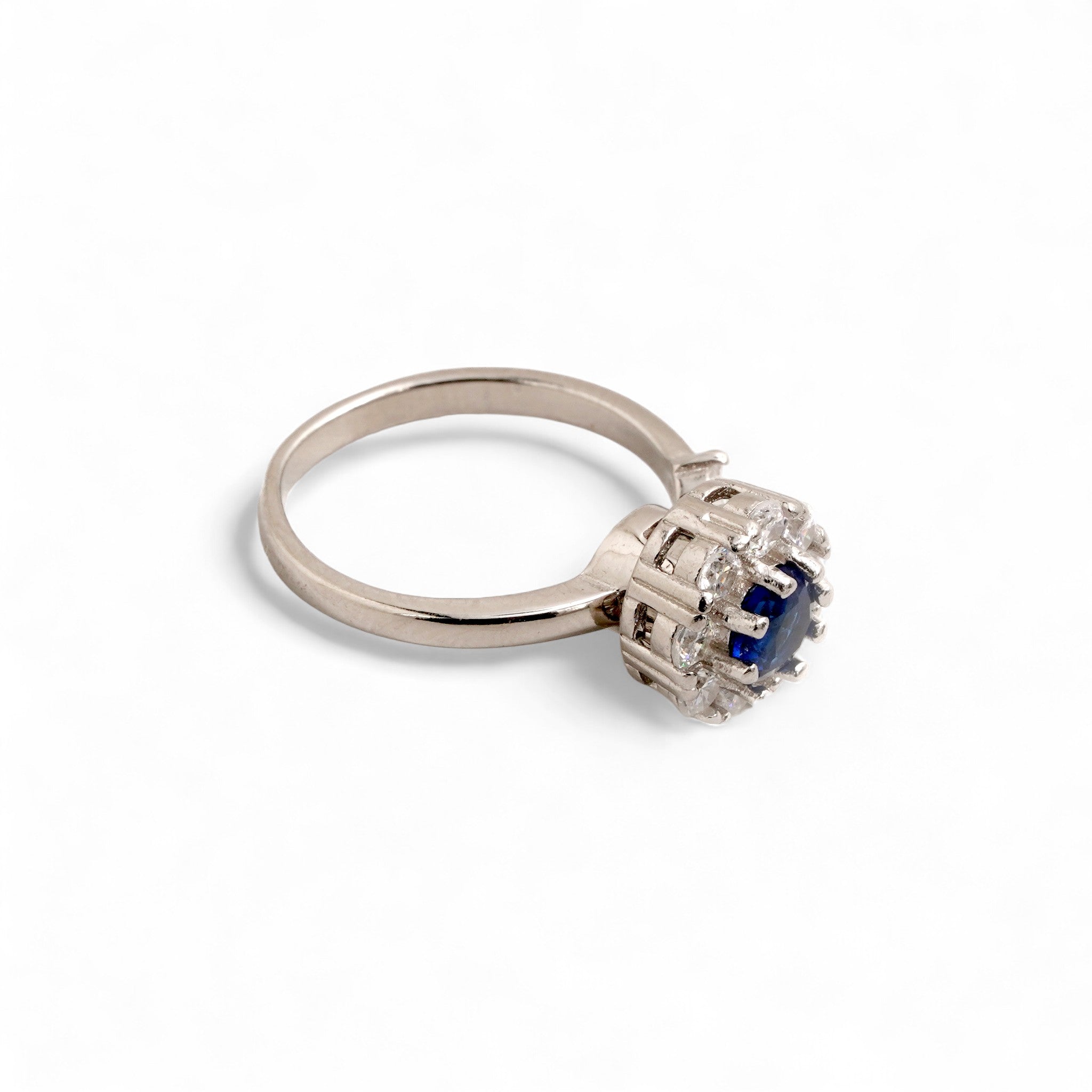 Sapphire Spinner Ring