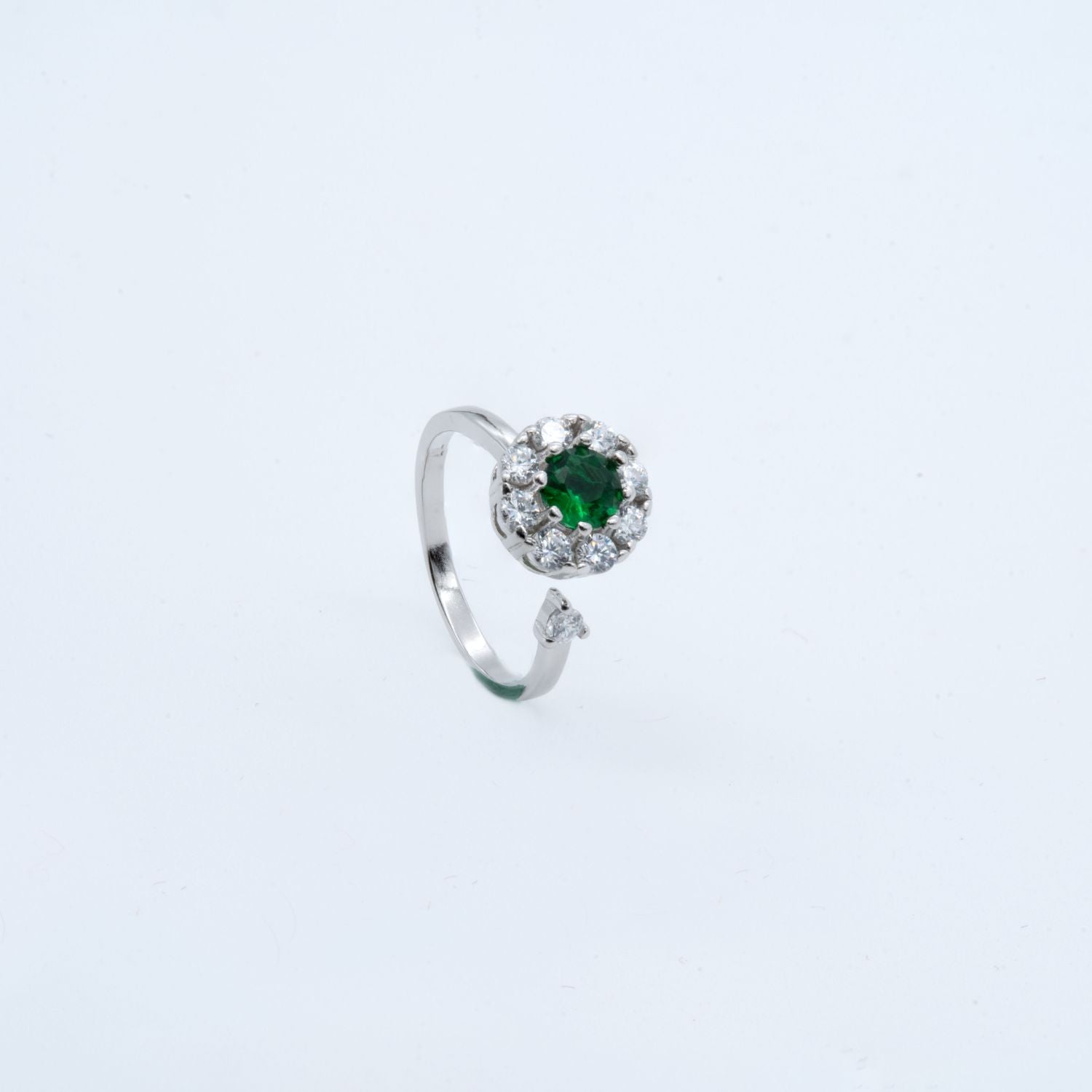 Emerald Spinner Ring