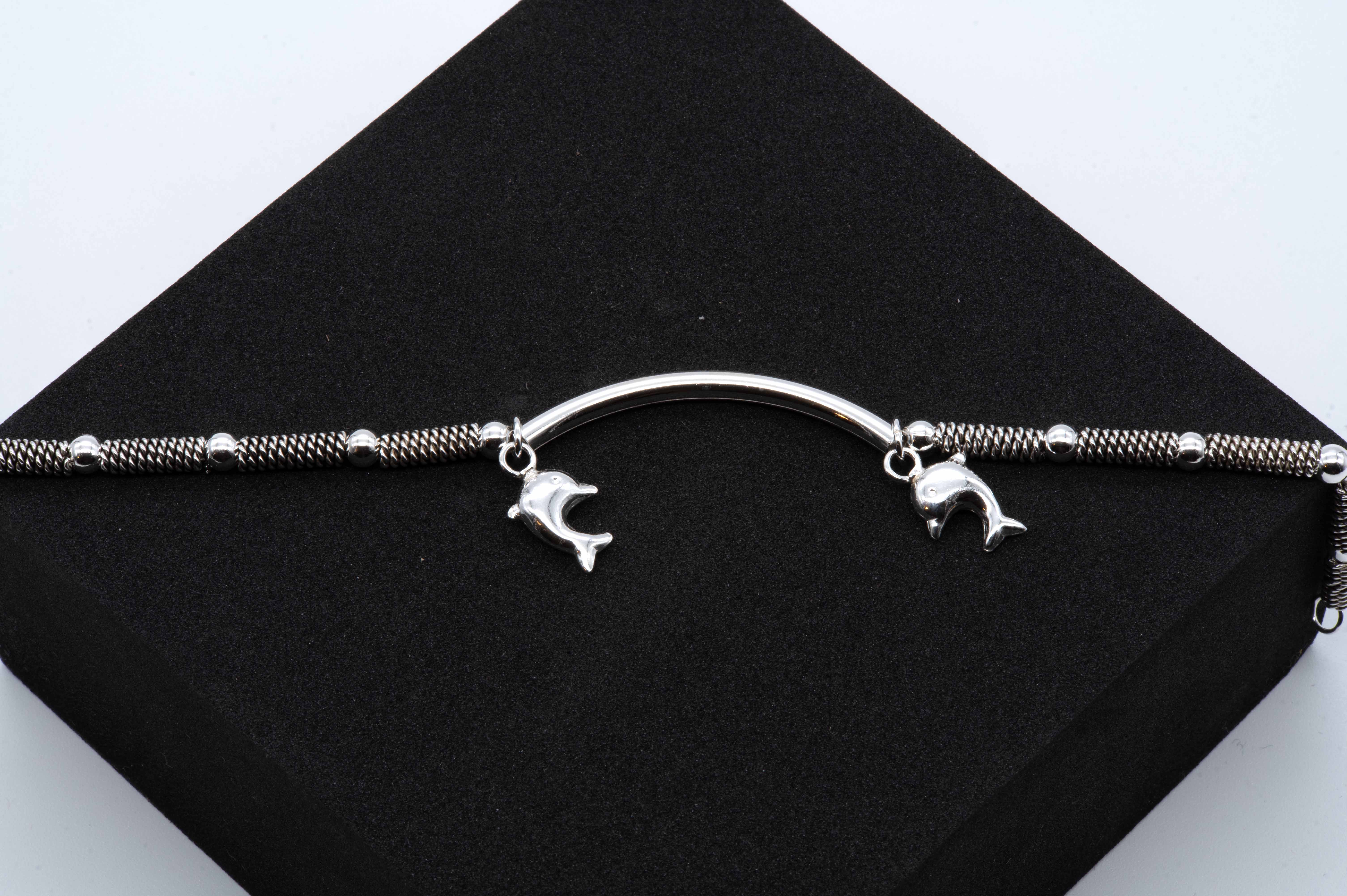 Dolphin Duo Charm Bracelet