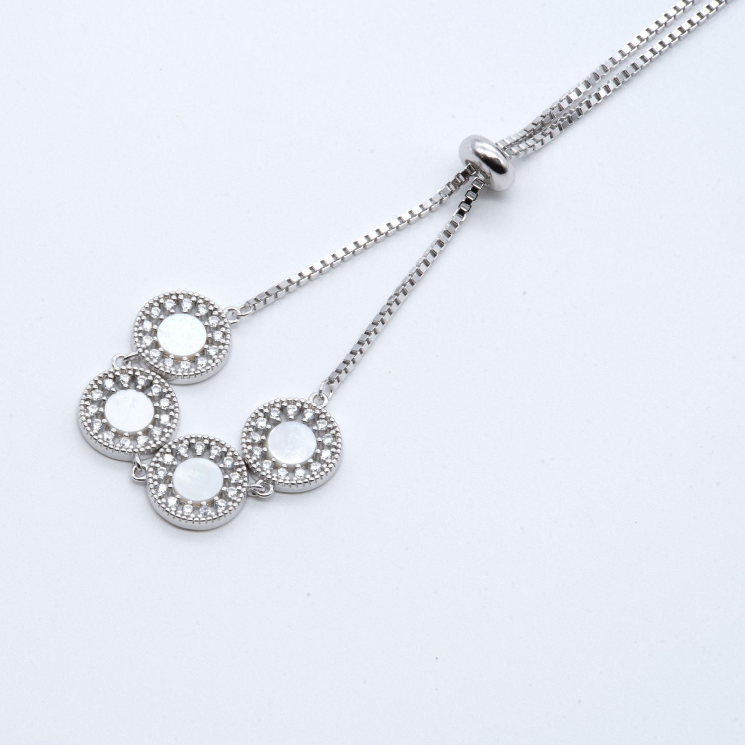 Radiant Quartet Circle Bracelet