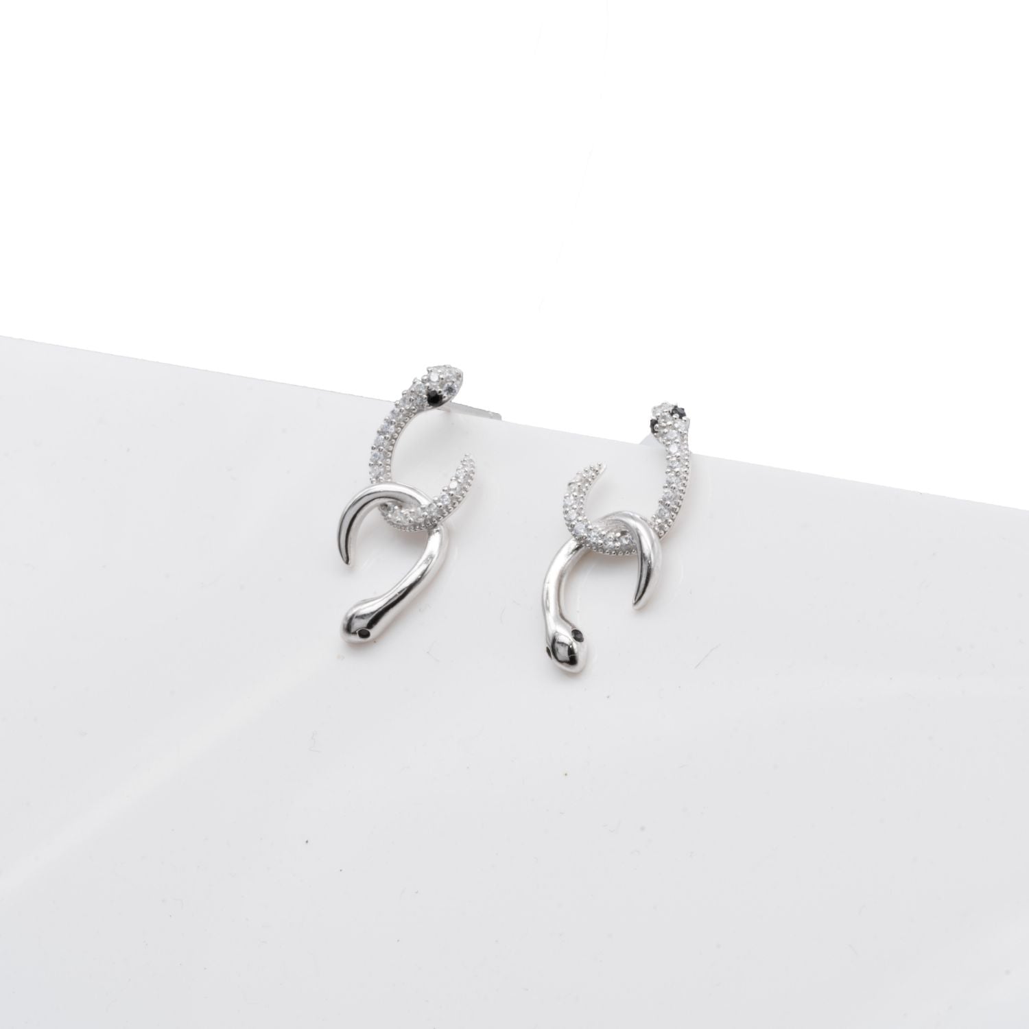 Enchanted Serpent Twist Earrings