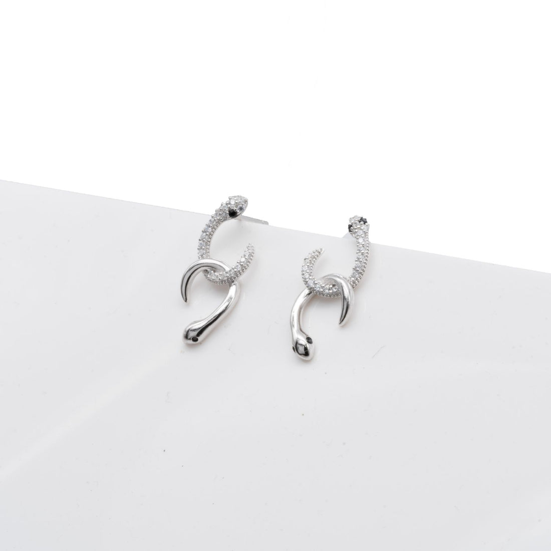 Enchanted Serpent Twist Earrings