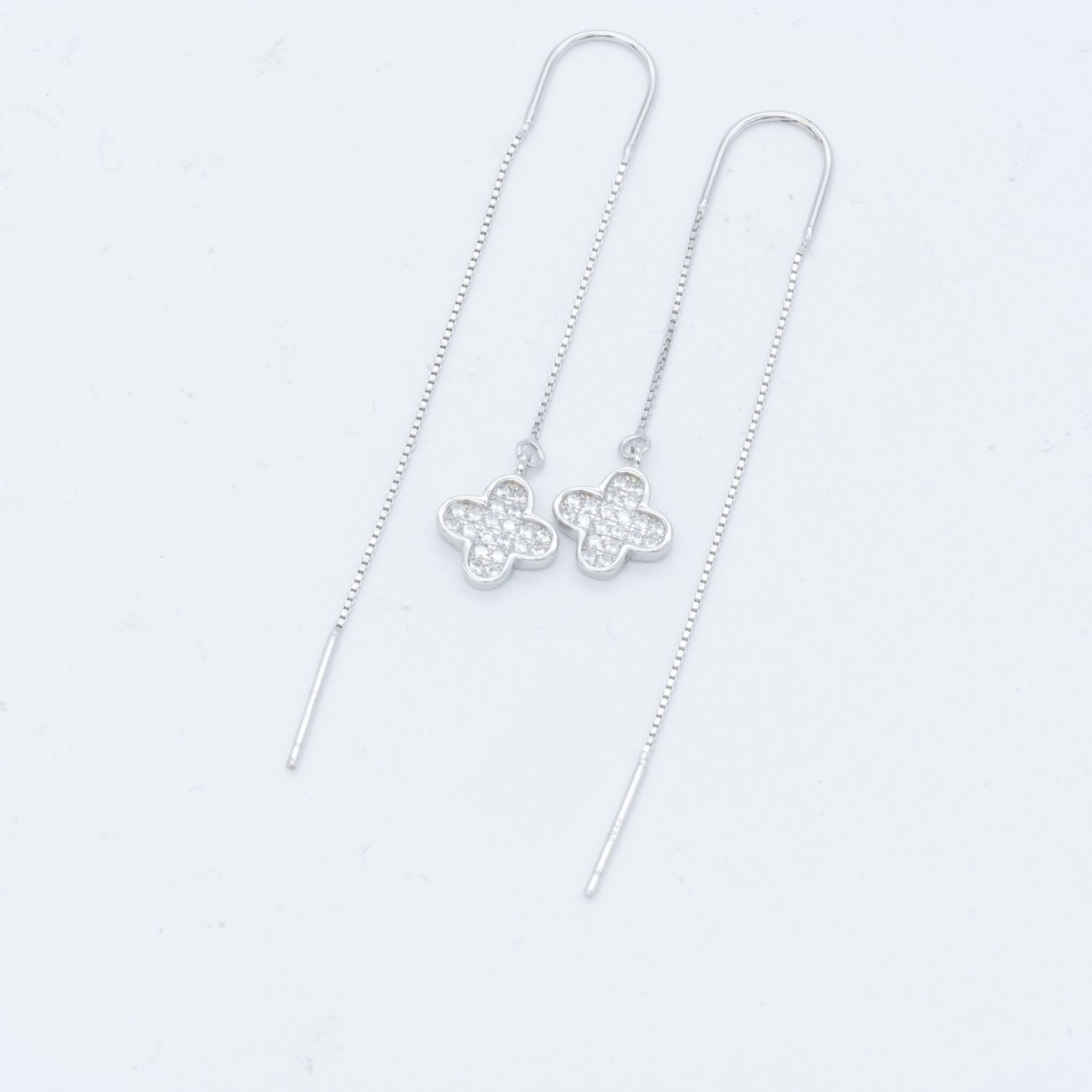 Clover Charm Sui Dhaga Earrings