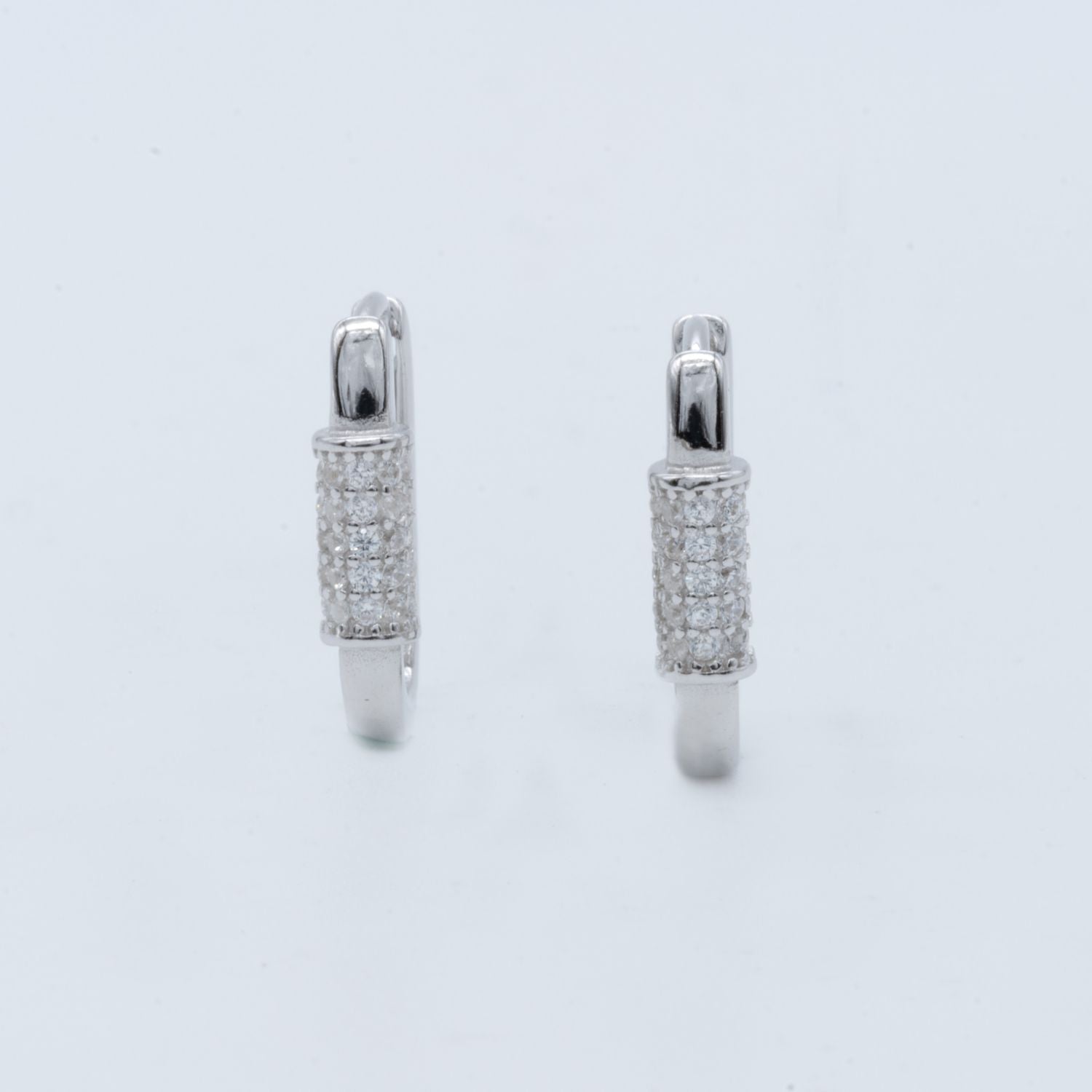 Sparkling Hoop Earrings