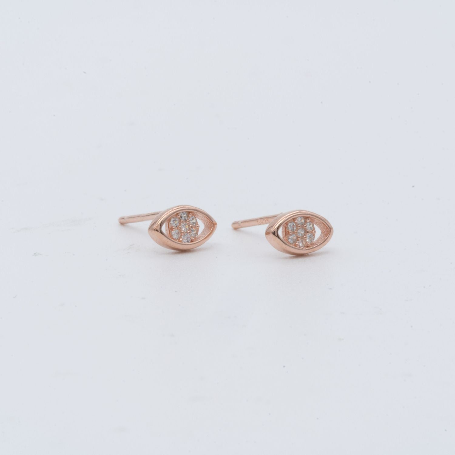 Tiny Teardrop Stud Earrings