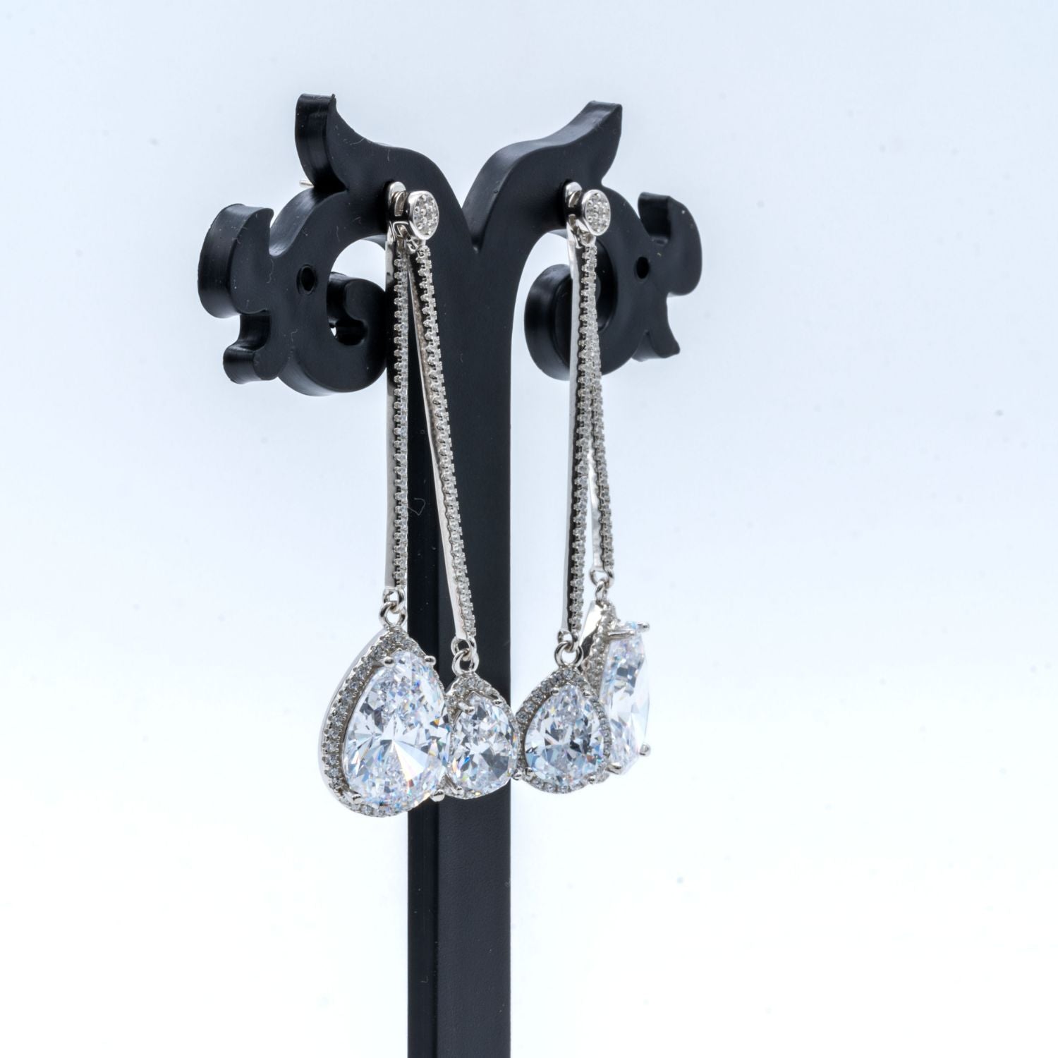 Double Teardrop Earrings