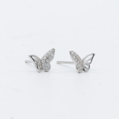 Tiny Butterfly Stud Earrings