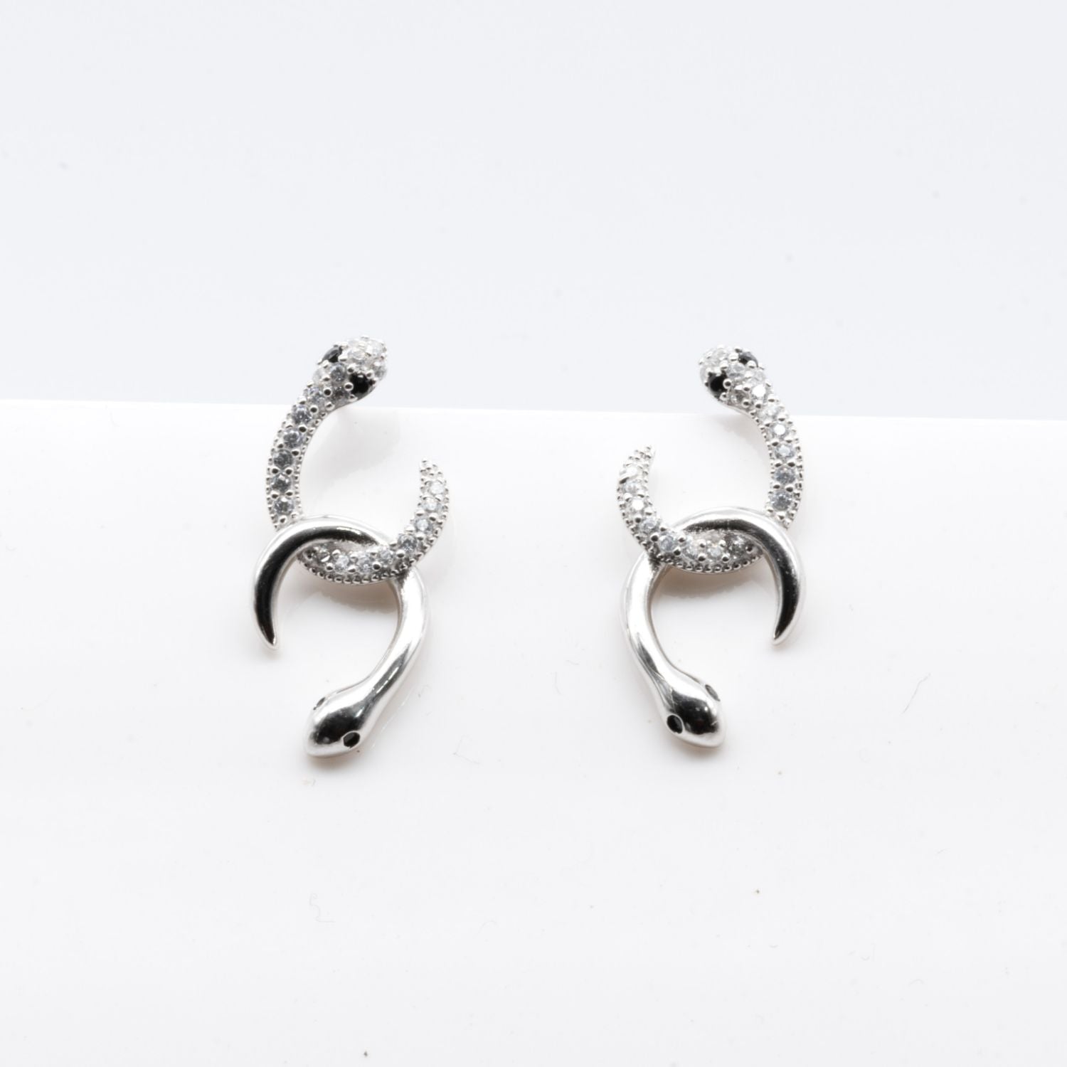 Enchanted Serpent Twist Earrings